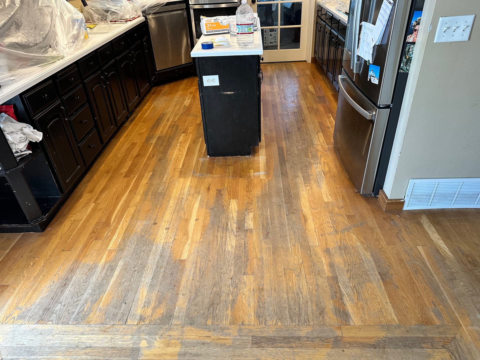 Gallery photos for Mixed White Oak and Red Oak Floor Refinishing in Tooele: Image #3