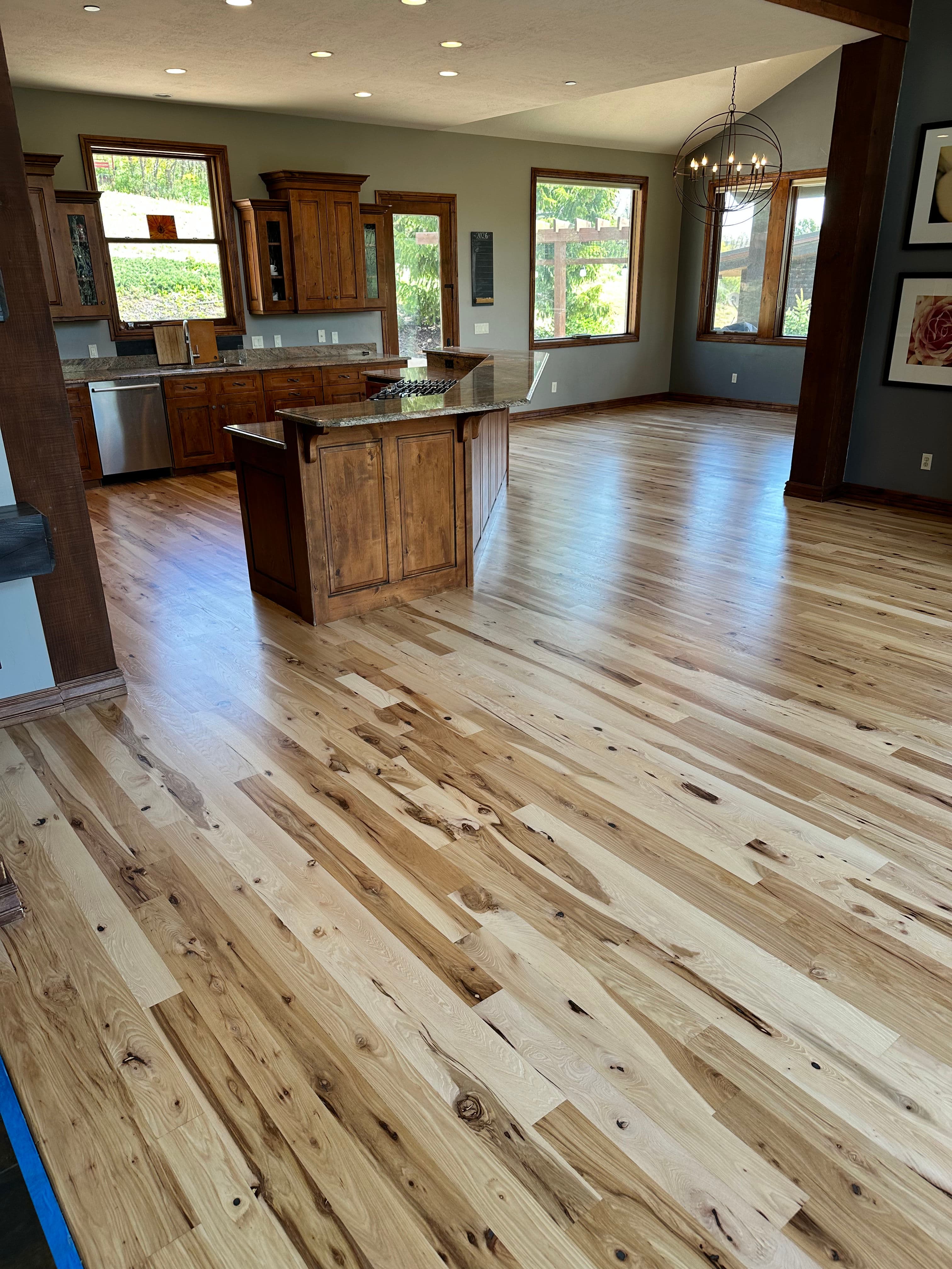 Project Hickory Hardwood Floors with a Clear Satin Finish image