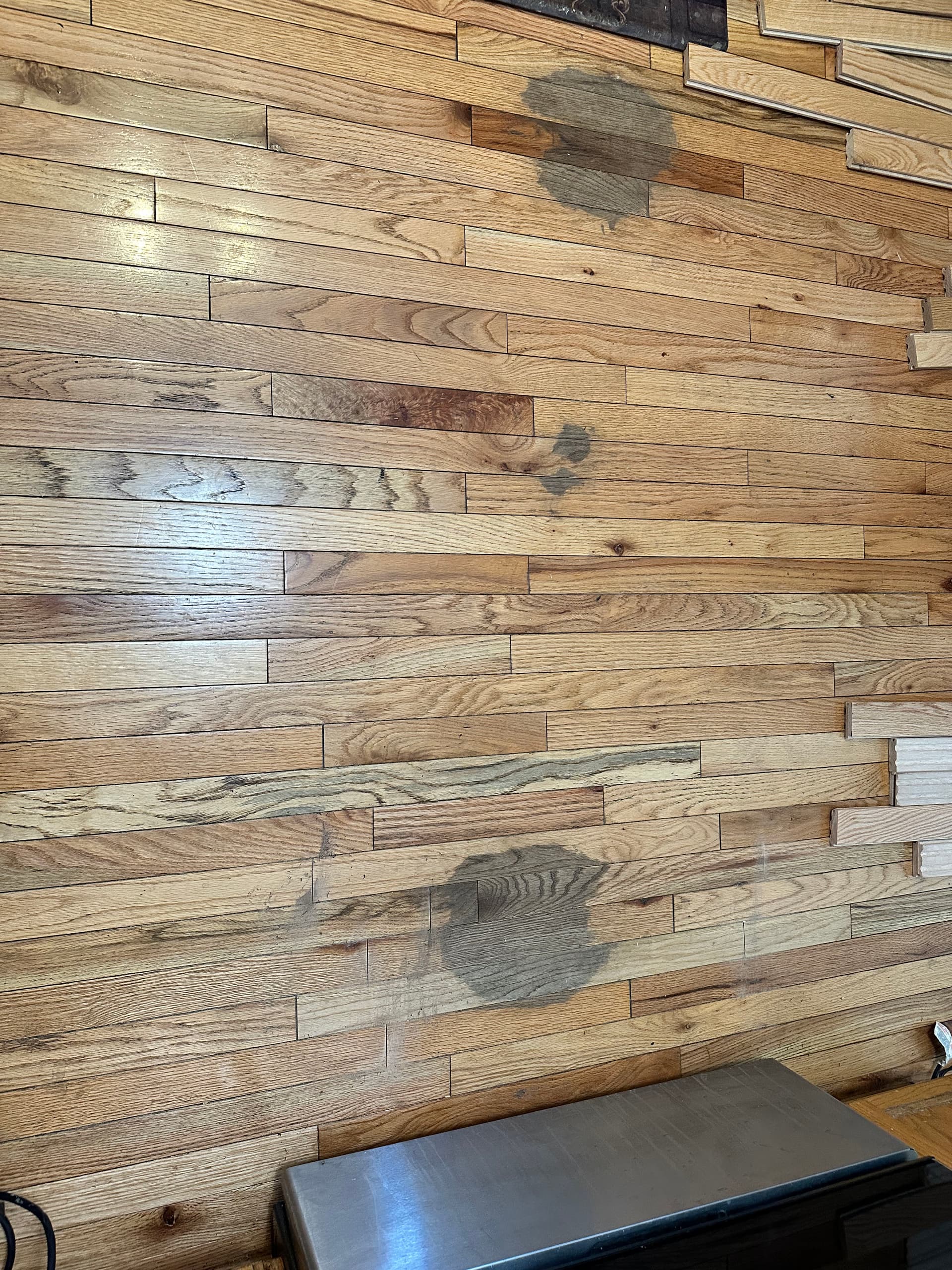 Gallery photos for Burn Mark to Board Replacement on a Salt Lake City Red Oak Floor: Image #3
