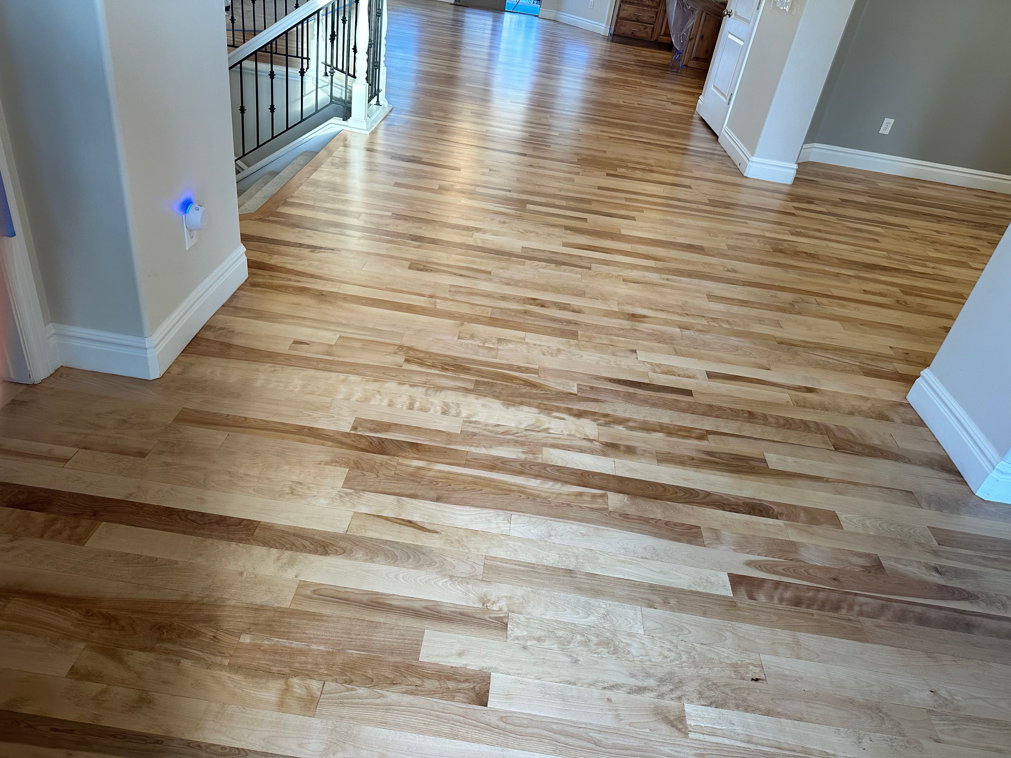 Project Birch Hardwood Installation with Warm Neutral Stain in Lehi image