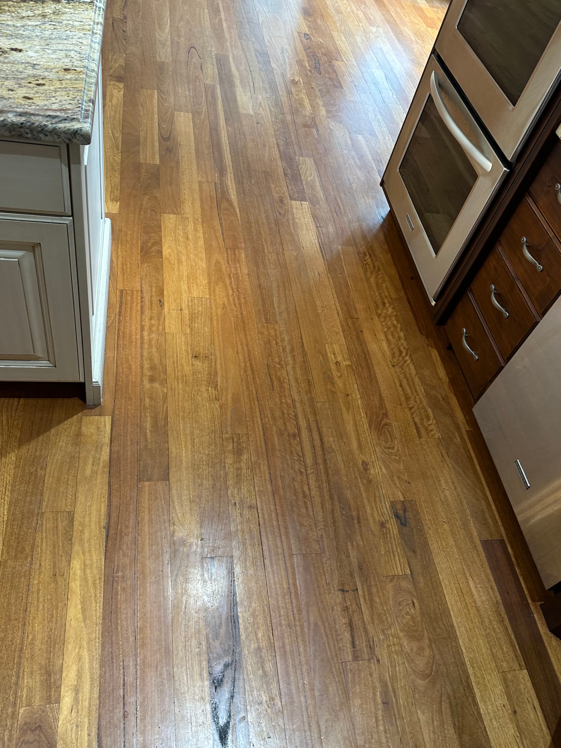 Gallery photos for Exotic Wood Floor Refinishing Underway in West Jordan: Image #3