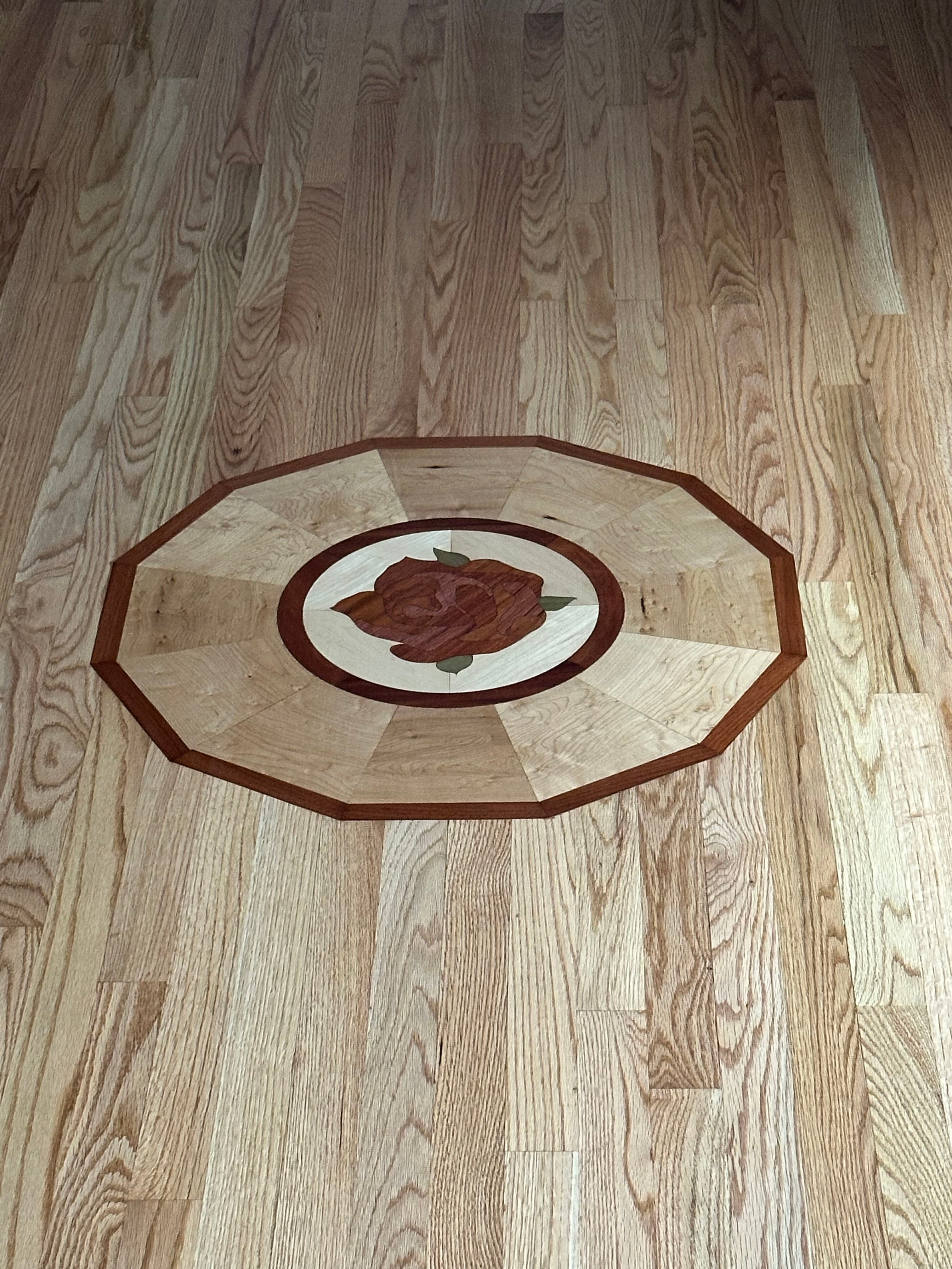 Project Red Oak Entry Refinish with Neutral Stain in Orem Utah image