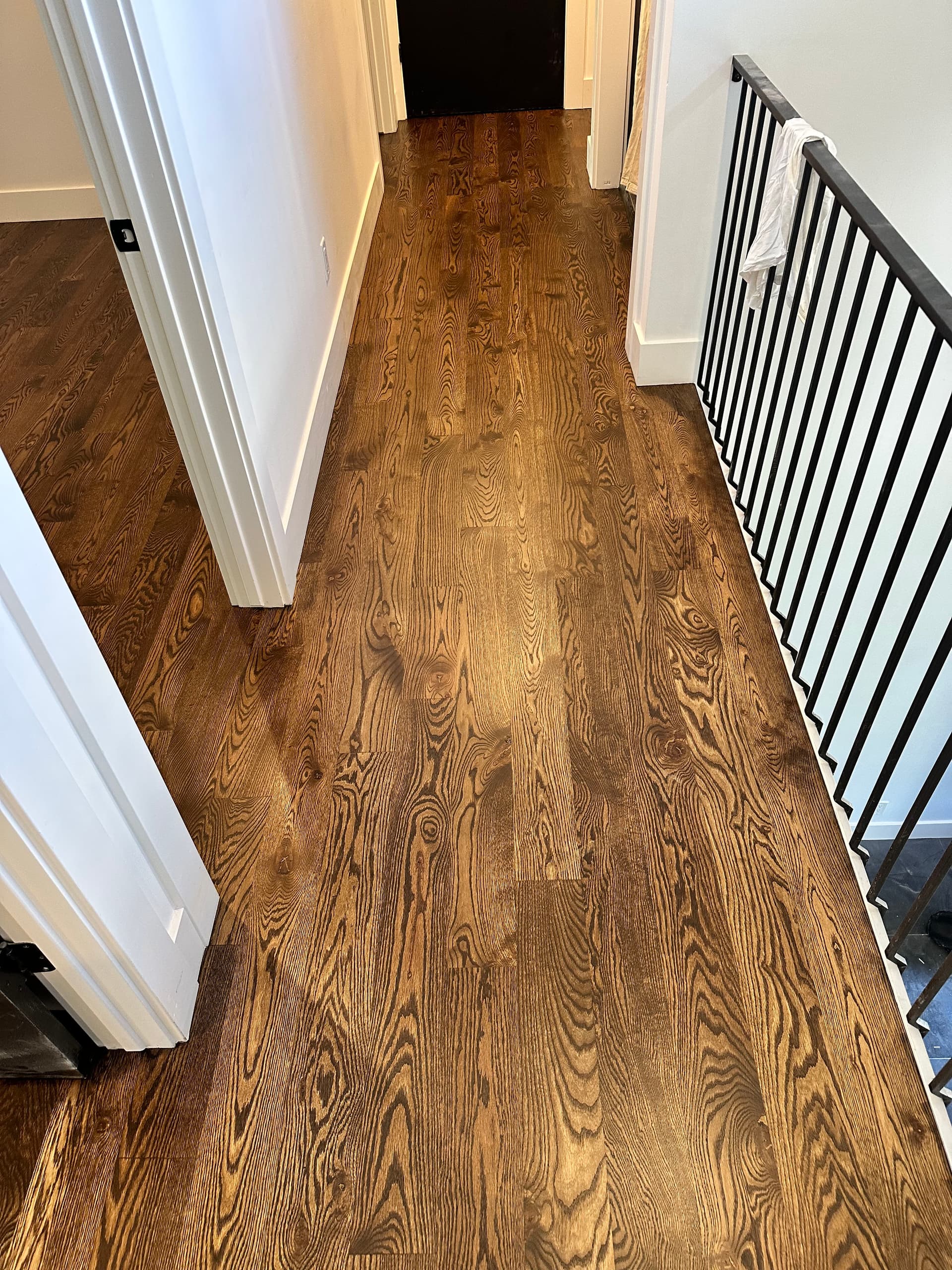 Gallery photos for Dark Walnut Stain on Red Oak Hardwood Floors in Park City: Image #1