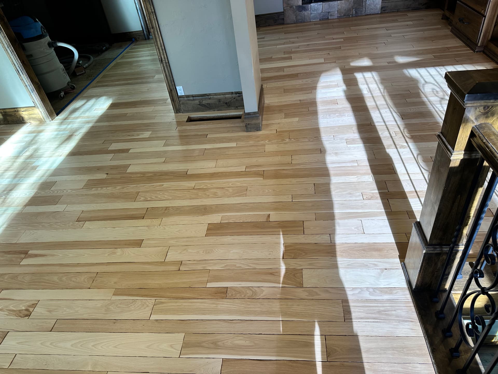 Gallery photos for Hardwood Floor Refinish with Satin Clear Coat Finish: Image #2