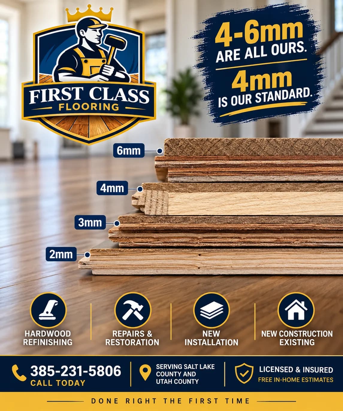 Project Why We Only Install 4-6mm Prefinished Hardwood image