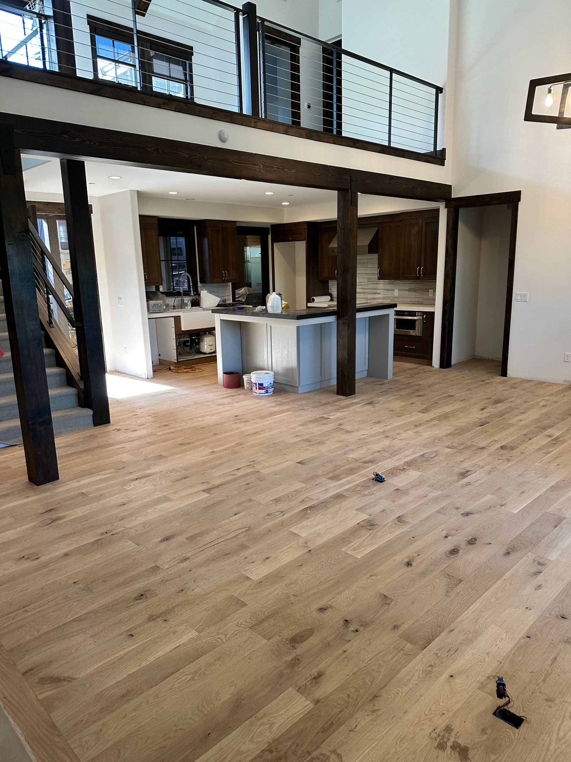 1,300 Sq Ft of 5 1/4" White Oak Hardwood Done Right image