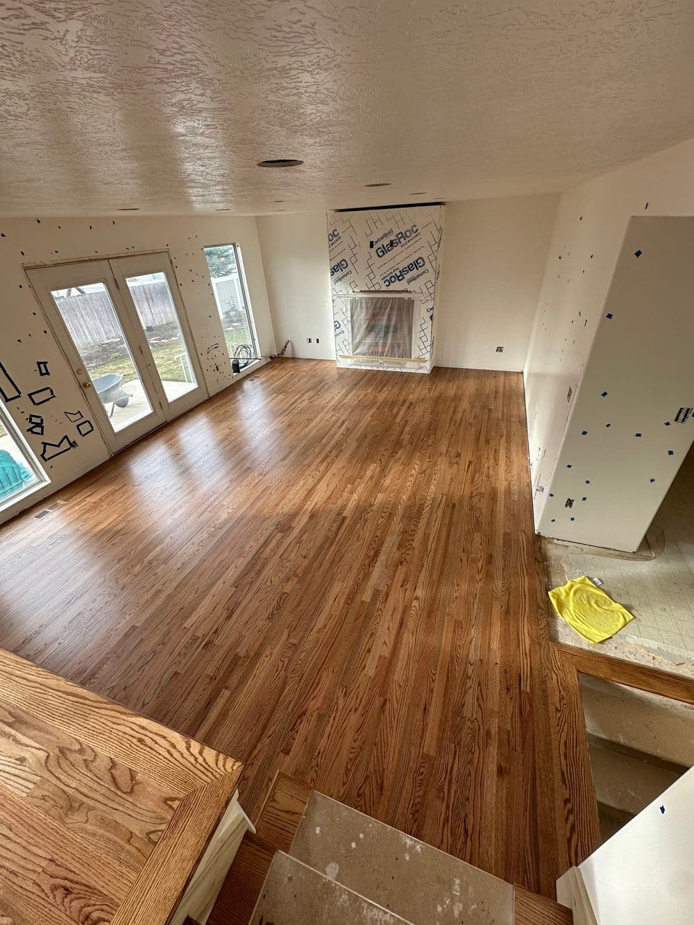 Red Oak Hardwood Floors with Nutmeg Stain in Salt Lake City