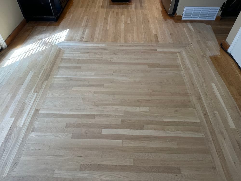 Gallery photos for Mixed White Oak and Red Oak Floor Refinishing in Tooele: Image #1