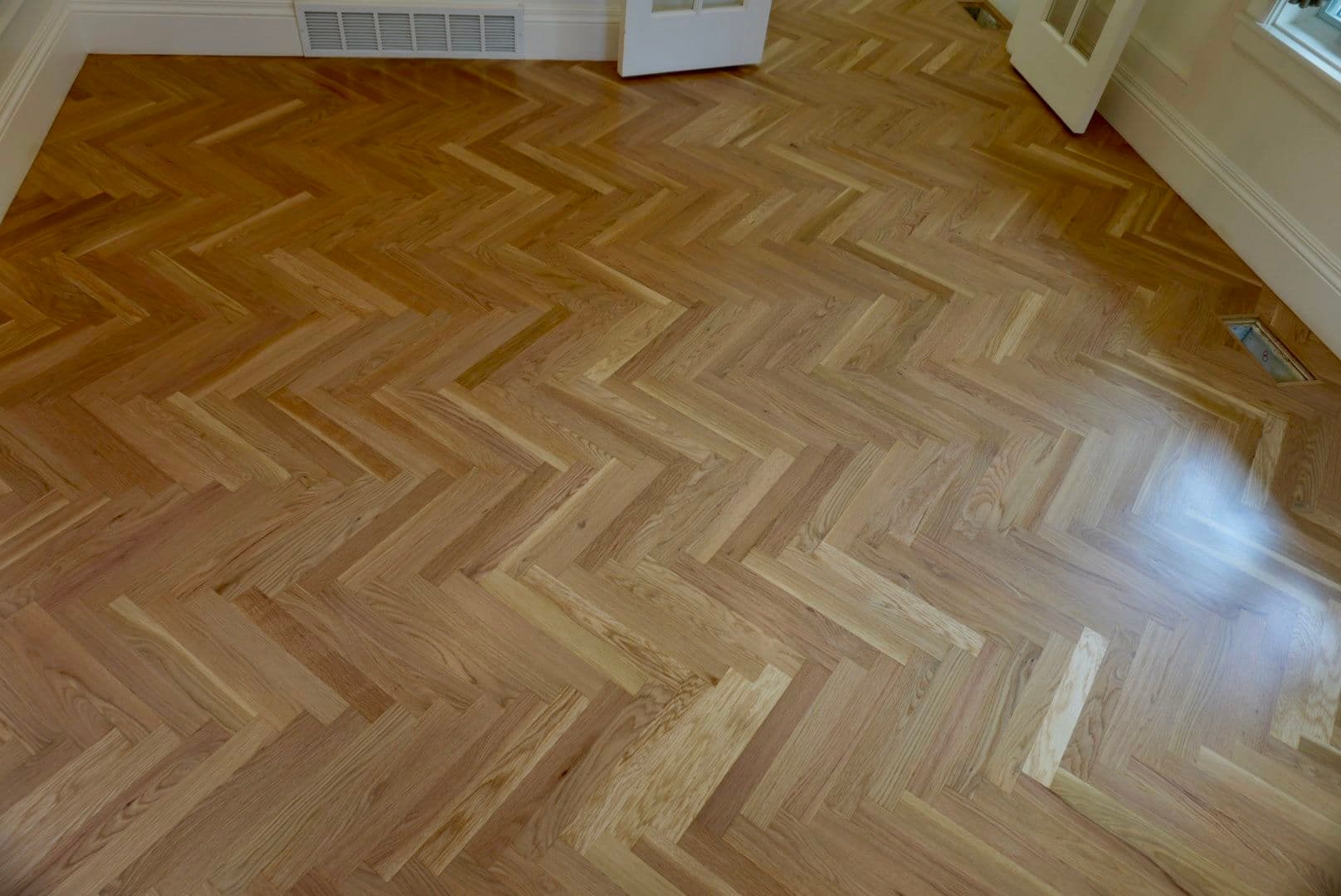 Gallery photos for White Oak Herringbone Hardwood Floors Spanning an Entire Home: Image #7