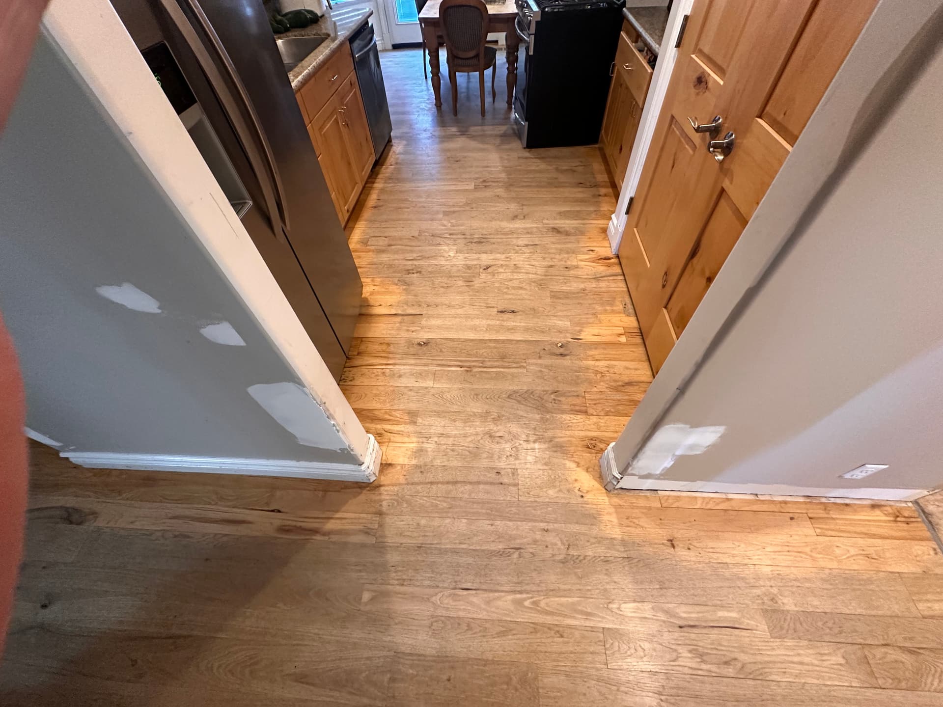 Gallery photos for Hickory Hardwood Floors Refinished with Spice Brown Stain in Riverton: Image #6