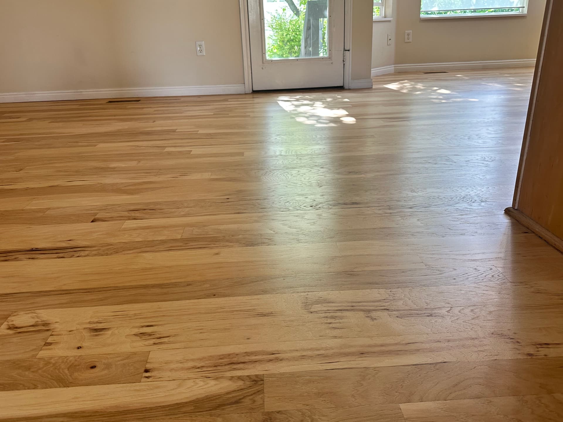 Gallery photos for Engineered Hickory Floor Refinish in Draper Comes Back to Life: Image #1