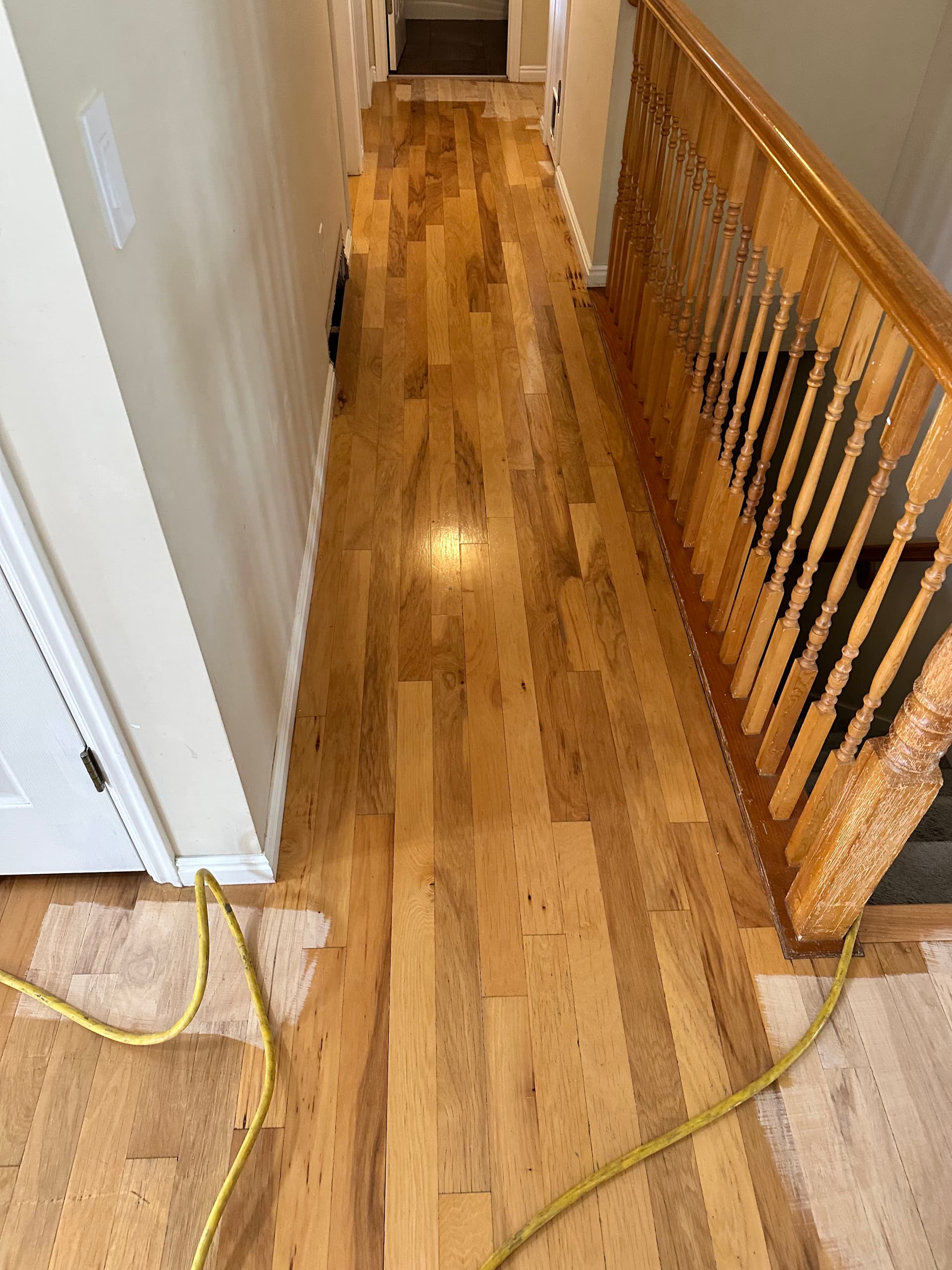 Gallery photos for Engineered Hickory Floor Refinish in Draper Comes Back to Life: Image #7