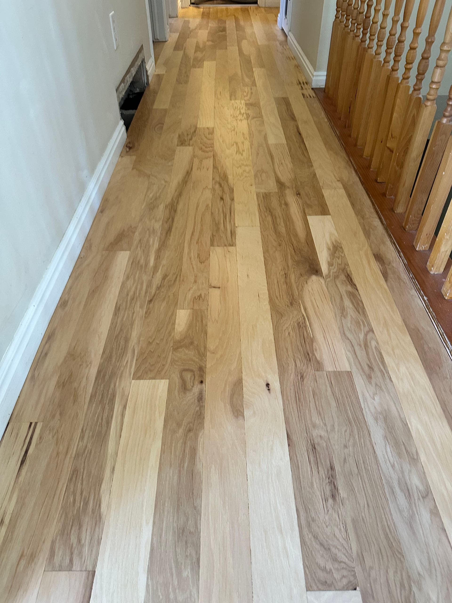 Gallery photos for Engineered Hickory Floor Refinish in Draper Comes Back to Life: Image #3
