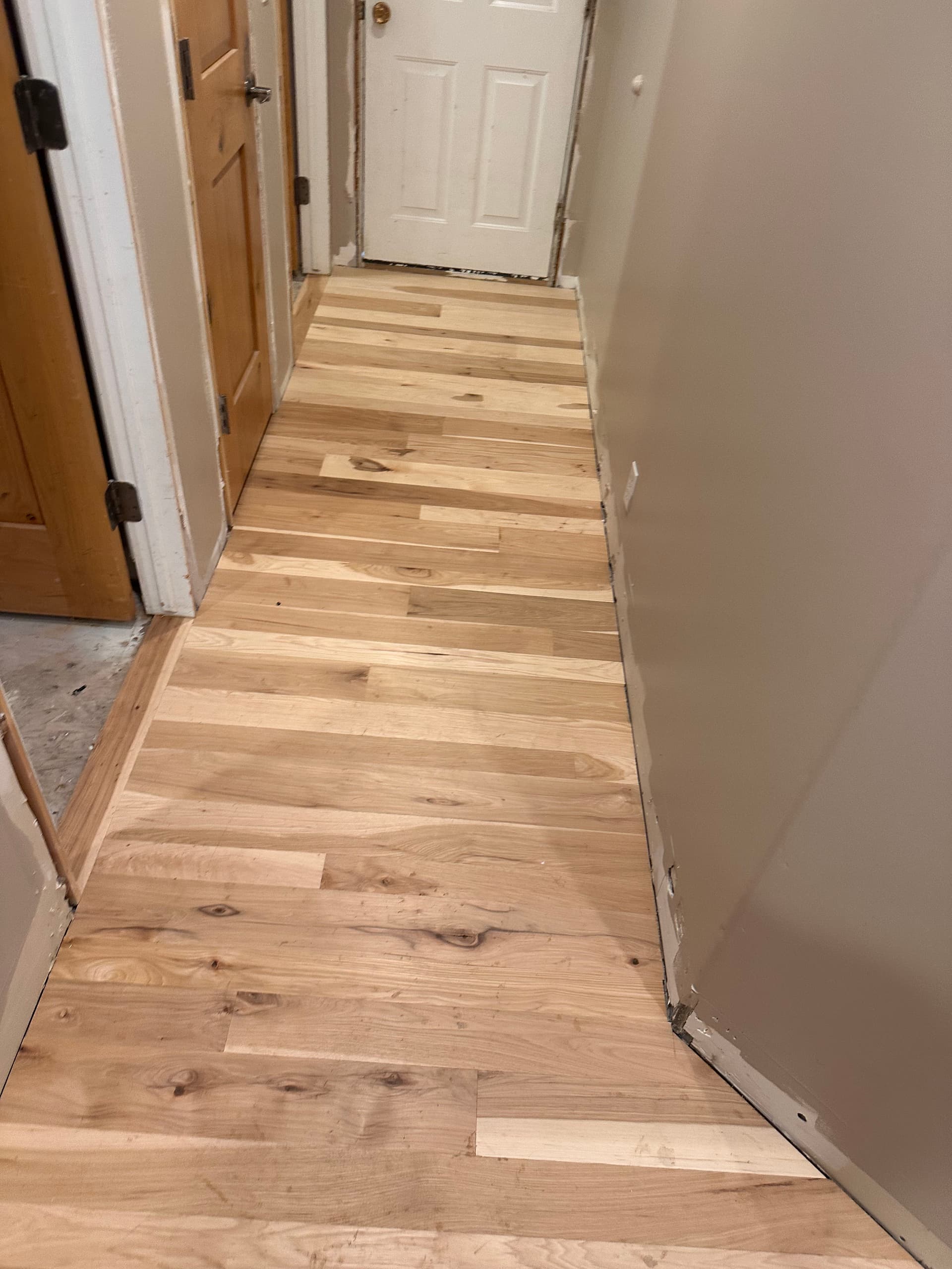 Gallery photos for Hickory Hardwood Floors Refinished with Spice Brown Stain in Riverton: Image #9