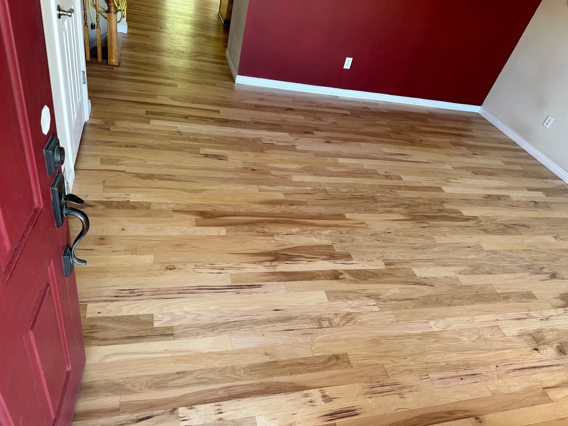Gallery photos for Engineered Hickory Floor Refinish in Draper Comes Back to Life: Image #2